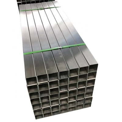 أنابيب مربعة من الفولاذ المقاوم للصدأ مصقول RHS سطح مشرق ASTM SS201304316321