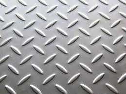 410L 410L Checker Plate SS 304 ، صفيحة دوربار من الفولاذ المقاوم للصدأ